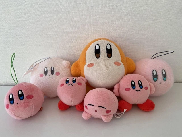 Lot De 7 Porte-clés Peluche Cœur De Pêche - Pompons, Doux, Cadeau Mignon - 2