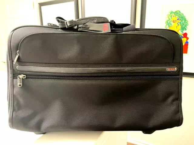Tumi Alpha 4 Gen Compact Wheeled Upright Garment Pristine Ret $950