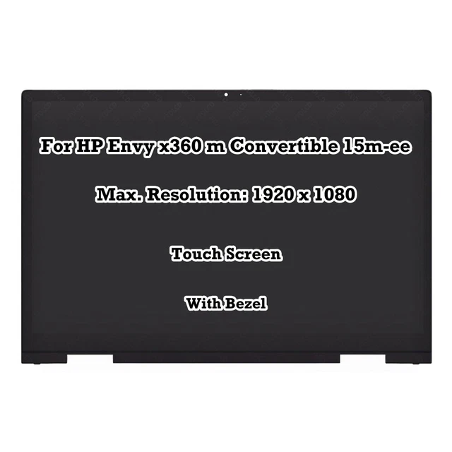 Écran Tactile LCD Pour HP ENVY X360 15-bq000 - 15,6" Full HD 1920x1080 - Neuf Avec Garantie 3 Mois