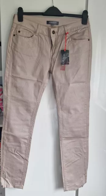 Brand New Marks and Spencer Limited Ladies Beige Skinny Trousers Size 12