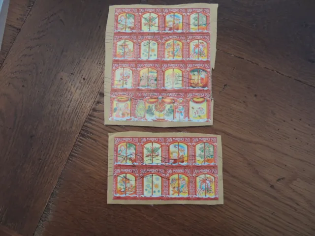 Briefmarken SAN MARINO 1996: Weihnachten; gestempelt , gebraucht