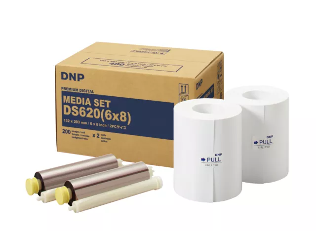 Papier DNP DS620 6x8 + ruban pour 800 impressions 10x15 ou 400 impressions 15x20