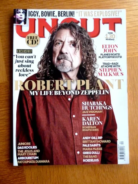 Uncut Magazine April 2020 Robert Plant, Elton John, Iggy & Bowie, Andy Gill