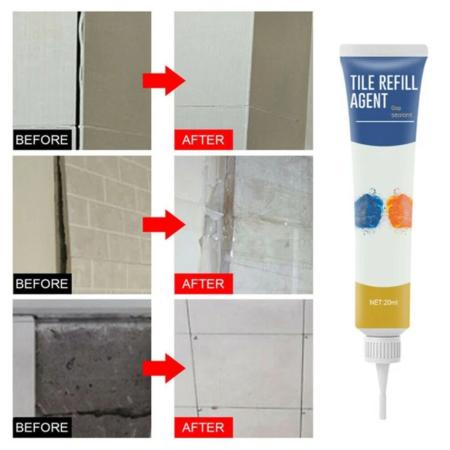 Pegamento reparación pegamento reparación de pared impermeable cerámica pared de cerámica