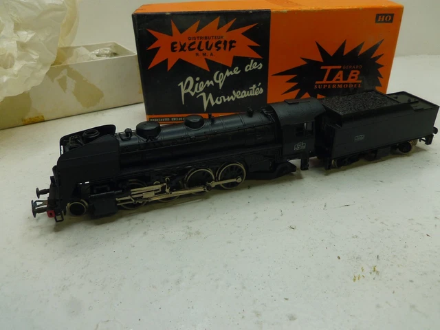 TAB 1330 HO - Locomotive Mikado 141 R Tender Charbon Ep Iii Sncf 141 R 1330 Tab Fr Id12576