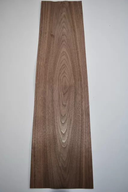 American Walnut Veneer - Flexible REAL WOOD Sheet - 970mm x 240mm (38.1" x 9.4")