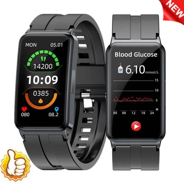 EP01 BLOOD GLUCOSE Smart Watch ECG Monitoring Blood Pressure Fitness