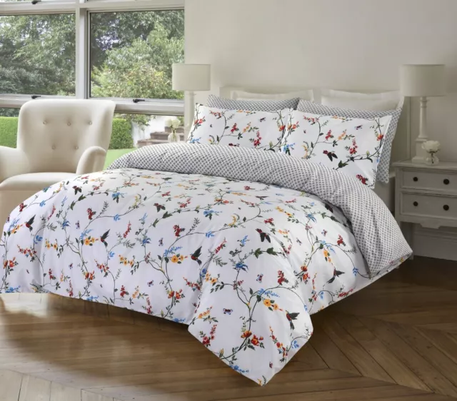 Printed Bedding Set 100% Egyptian Cotton Duvet Cover Double Super King Size