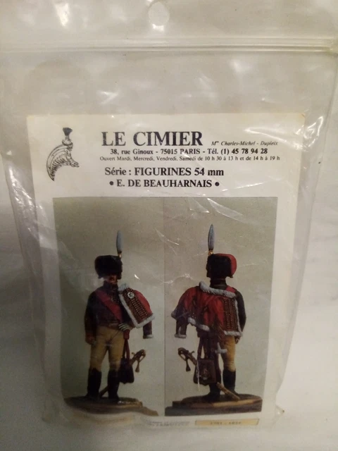 Figurine Métal Modèles 54mm Napoléon Ier à cheval. - Maquettes et Figurines