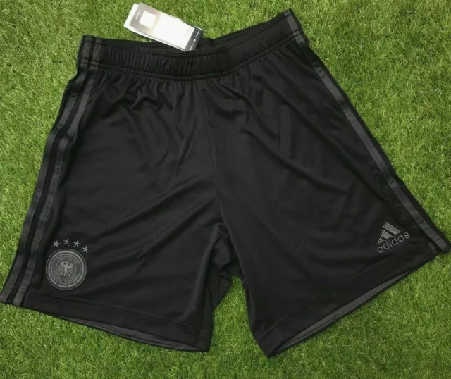 Adidas DFB Short S M L XL Sporthose Deutschland EM 2020 away 2021 schwarz black