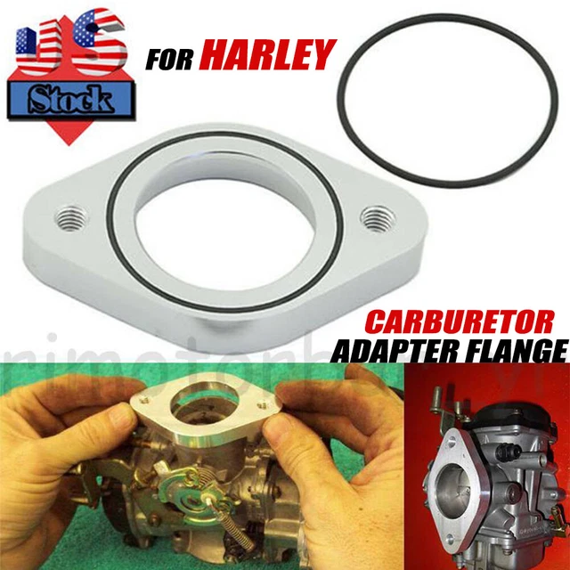 CARBURETOR INTAKE ADAPTER Flange CV40MM For Harley Softail Sportster