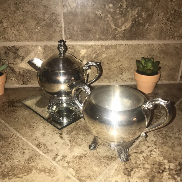 Vintage FB Rogers Silver Co Cream / Sugar Set