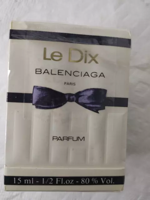 VINTAGE LE DIX BALENCIAGA  PARFUM / PERFUME 1/2 FL.oz N.O.S