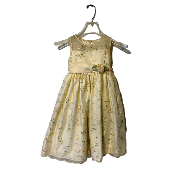 CINDERELLA Flower Girl Pageant Wedding Birthday Party Dress Toddler Size 6