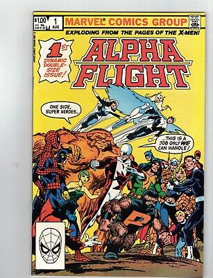 Alpha Flight #1,KEY, 1st App Puck, Marrina, Origin of Alpha Flight!   VF/NM