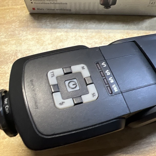 Metz Mecablitz 44 AF-1 Flash for Olympus / Panasonic Cameras great 3