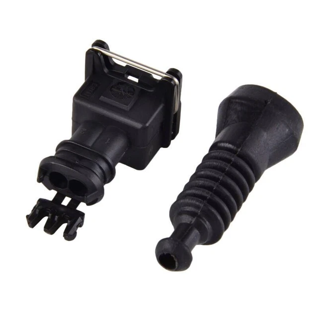 Produktbild von 1 Set 2-poliger EV1 Auto-Kraftstoffeinspritzer-Stecker Für Junior Power Timer JPT Jetronic Kits 282189 -1 Für Auto Grün Blau Gelb Grau