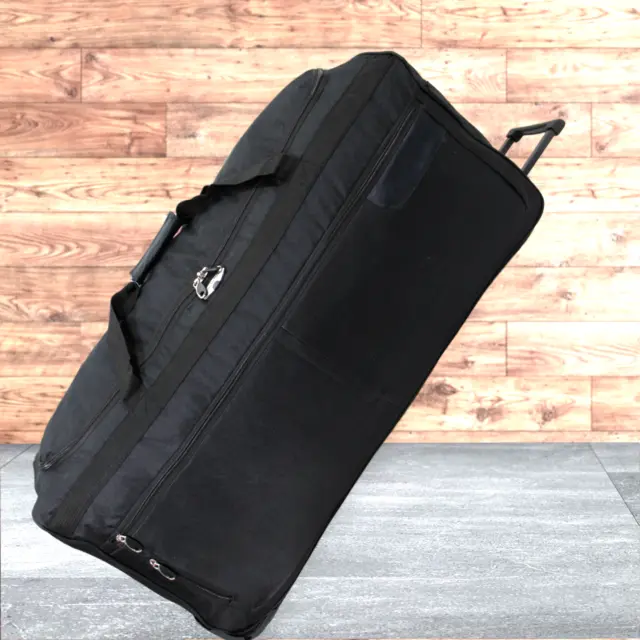 X Large 34" Travel Luggage Wheeled Bag Trolley Holdall Suitcase Duffel Case 154L