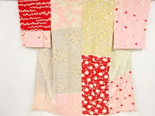81987# Japanese Kimono / Antique Juban / Classical Pattern