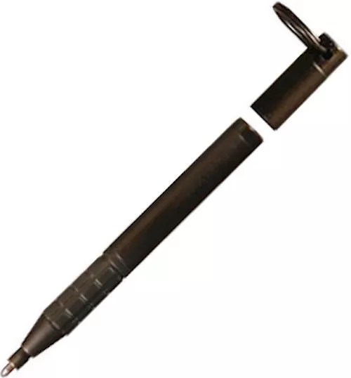 Fisher Space Pen - Trekker Ballpoint Pen - Matte Black Keychain Pen NEW SC725B