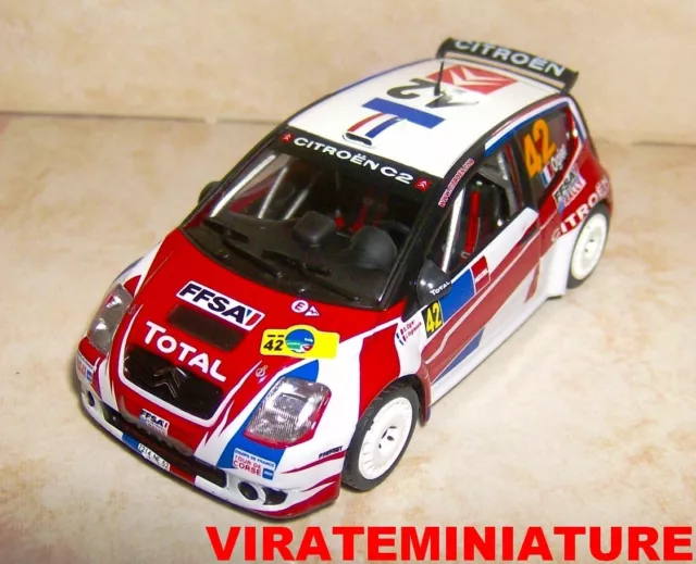 Citroen C2 S1600 Sebastien Ogier 8th Rally Mexico 2008 ixo Altaya 1/43