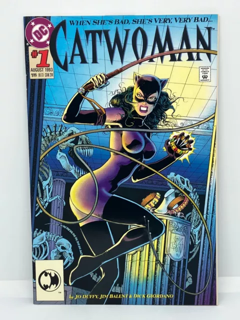 Catwoman #1 (2nd Series) DC Comics 1993 Jim Balent Embossed Cover VF/NM