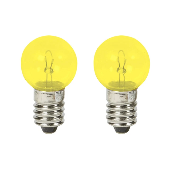 Ampoule 12V 7.5W E10 - Voyant Tableau De Bord Voiture/Moto - Boule à Visser Edison
