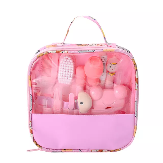 13 pz kit cura bambino resistente alla corrosione angoli rotondi tagliaunghie rosa