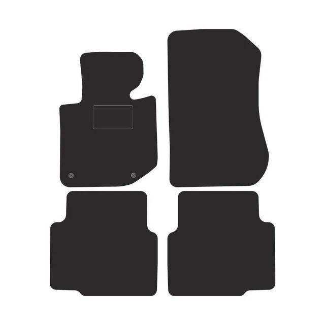 AUTO-STYLE Set di tappetini Compatibile con BMW Serie 3 (E46) 1998-2002