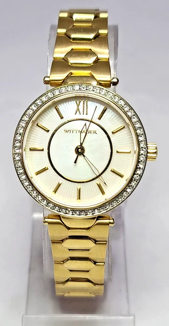 NEW WITTNAUER GOLD Stainless Steel Rectangular GuadalupeDial  display picture 1