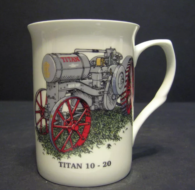 1 Mug TITAN 10 - 20 TRACTOR Fine Bone China mug cup beaker