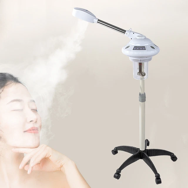 Soporte profesional vaporizador facial ozono y aroma vapor salón de belleza spa instrumento EXCELENTE