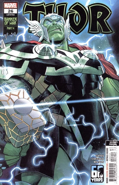 Thor #26E Coccolo Variant 2nd Printing VF 2022 Stock Image