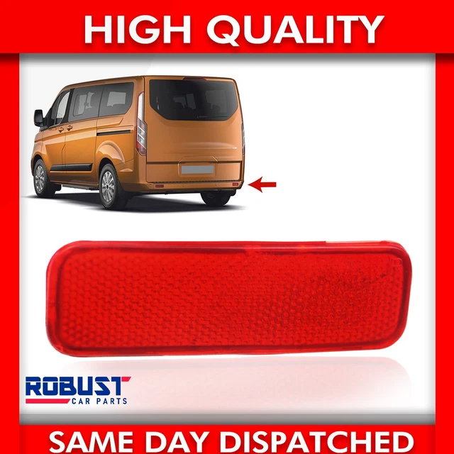 REAR BUMPER REFLECTOR Light Marker Right Side For Ford Tourneo Transit Custom £7.99 PicClick UK
