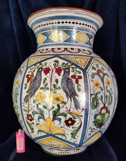 Vaso Ceramica Faenza Grande,Antico