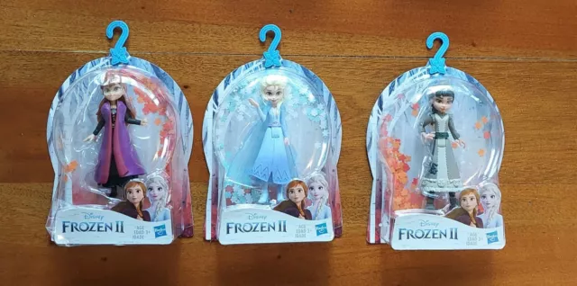 #13 New Unopened Disney Frozen 2 - 4” Elsa - Anna - Honeymaren Figures Set Of 3