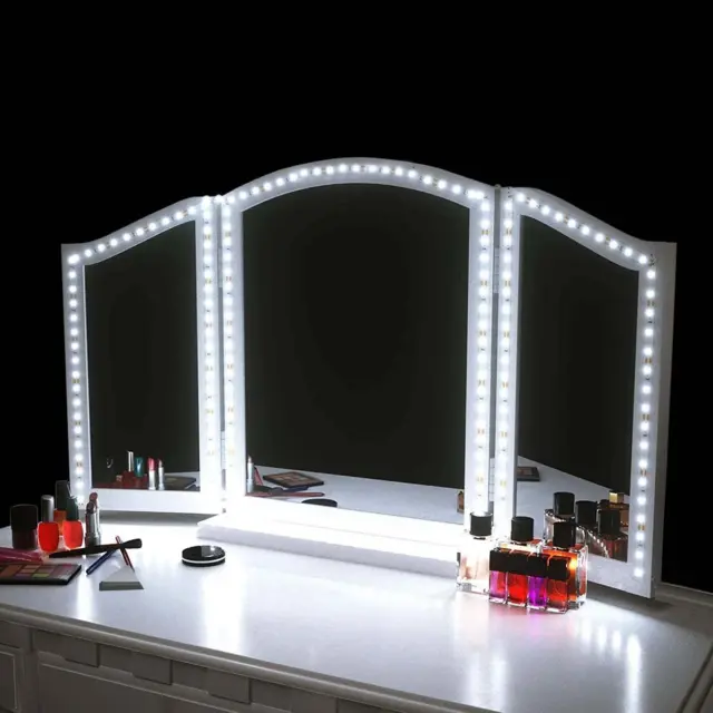 SET DI LUCI LED per Specchio Da Trucco E Toeletta, a Zigzag, 4 M,  Flessibile, St EUR 19,99 - PicClick IT