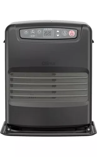 QLIMA Stufa a combustibile liquido con Stoppino Fino a 85 mc 2400 W SRE3230 TC-2