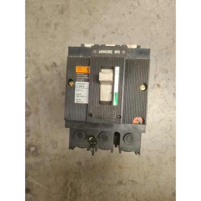 MERLIN GERIN Compact Circuit Breaker C125N 100 660V MERLIN GERIN Compact Circuit Breaker C125N 100 660V