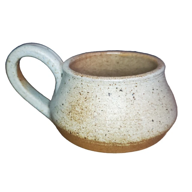 ANCIENNE TASSE EN Grès Signée (Signature A Identifier) Collection Deco Vintage EUR 6,00