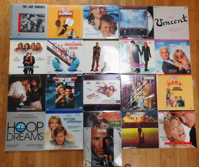 LOT OF TWENTY One Laserdisc Titles / Twenty Four (24) Laserdiscs 19.97