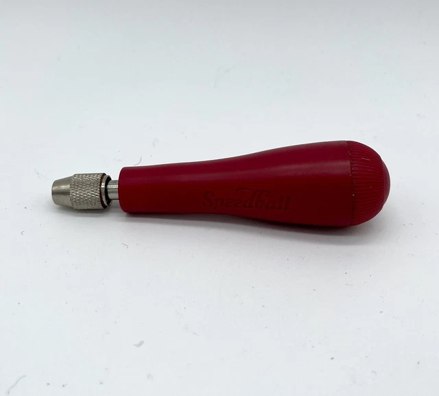 Mango cortador de lino Speedball Art Products 4131 usado rosa