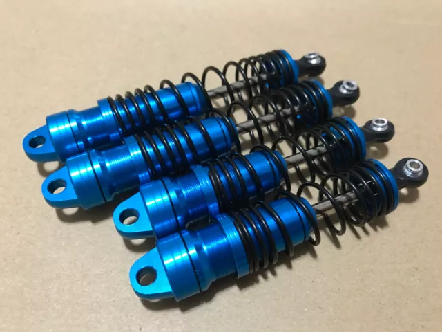 BIG BORE ALUMINUM Shock For ECX Torment 1/10 Brushless Short Course Blue