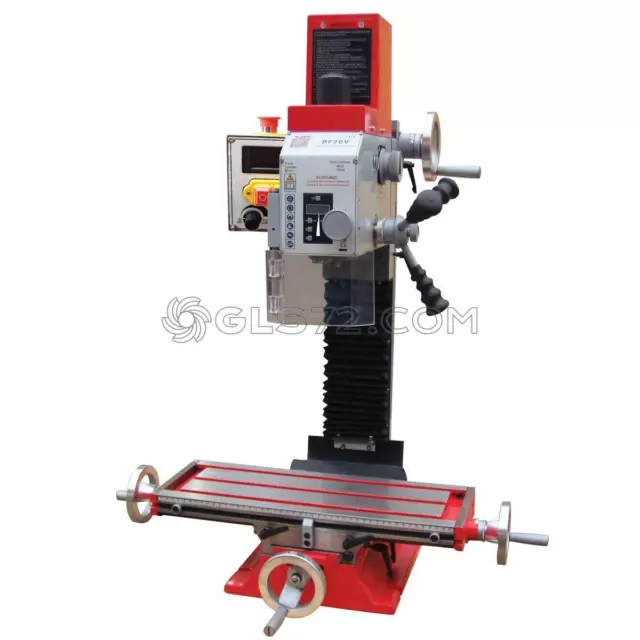 Taladro Fresador Columna Para Metales 230V Holzmann Bf20V