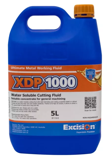 Excision Xdp1000 Soluble Coolant - 5 Litre