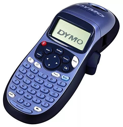 Dymo S0883980 LetraTag LT-100H Label Maker ABC Keyboard - Black/Blue 3