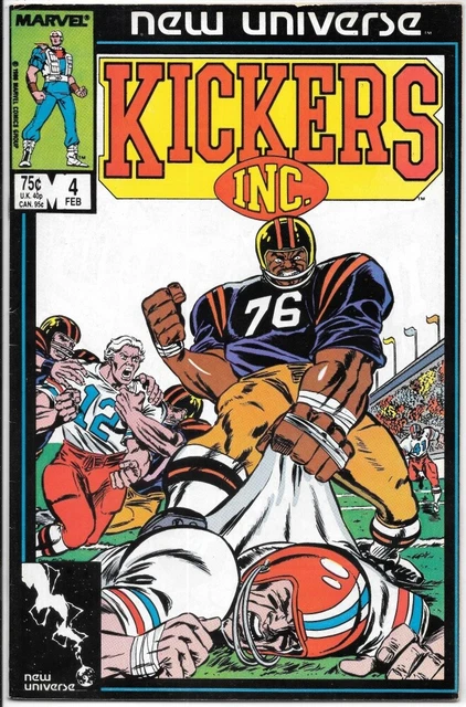 Kickers, Inc. Comic Book #4 Marvel Comics 1987 FINE+