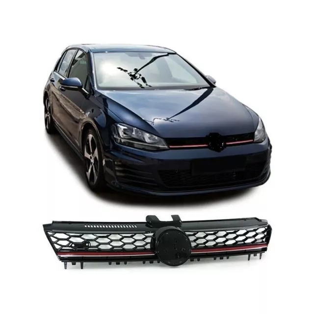 Calandre Vw Golf 7 Gti - Convient Pour Toutes Vw Golf 7