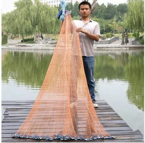 Pêche Moulage Filet Monofilament Style Taille S Pour Piège Poisson Crabes À Lest