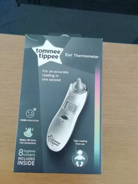 Tommee Tippee Digital Ear Thermometer with 8 hygiene covers included - NEW